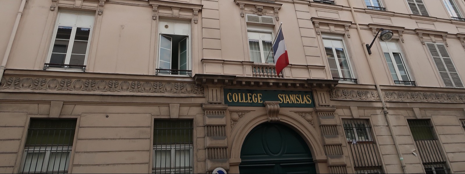 Façade du collège Stanislas, 22 rue Notre-Dame-des-Champs, Paris 6e